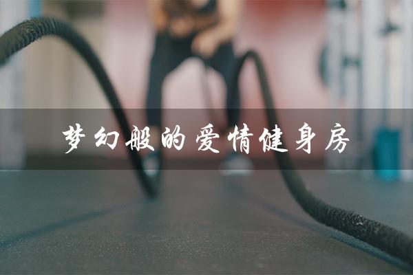 梦幻般的爱情健身房（梦幻般的爱情健身房2499是什么）