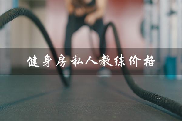 健身房私人教练价格（健身房私教一个月多少钱）